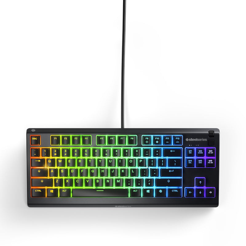 SteelSeries Apex 3 Water Resistant Whisper Quiet Gaming Keyboard