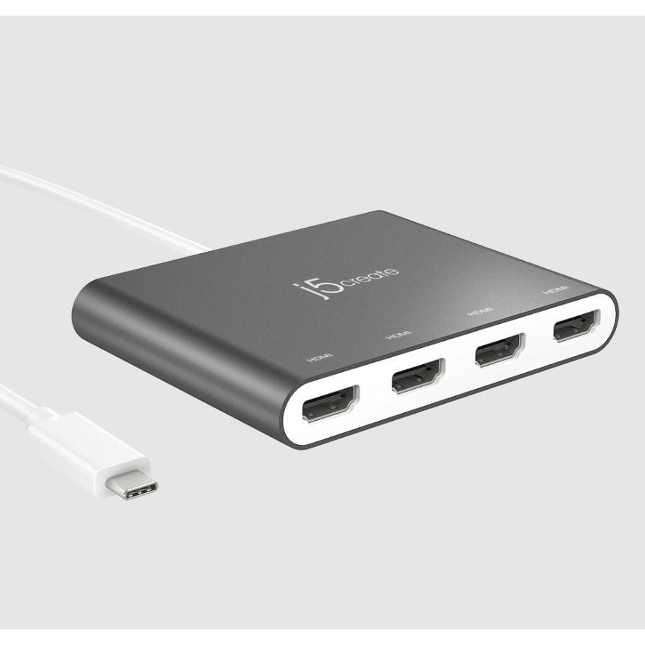 J5Create JCA366 USB-C to 4-Port HDMI Multi-Monitor Adapter