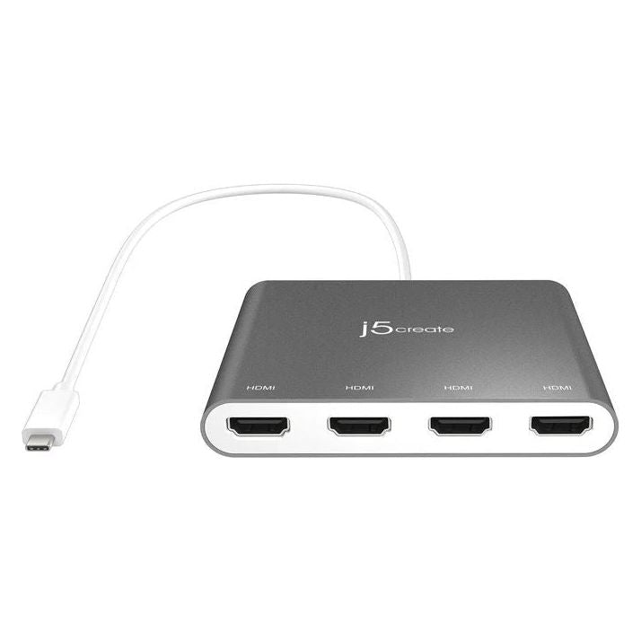 J5Create JCA366 USB-C to 4-Port HDMI Multi-Monitor Adapter