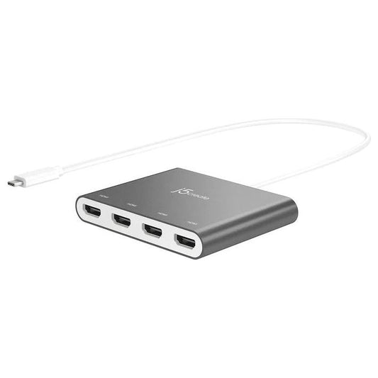 J5Create JCA366 USB-C to 4-Port HDMI Multi-Monitor Adapter