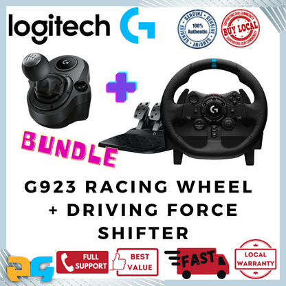 Logitech G923 PC/PS TRUEFORCE Racing Wheel & Pedals