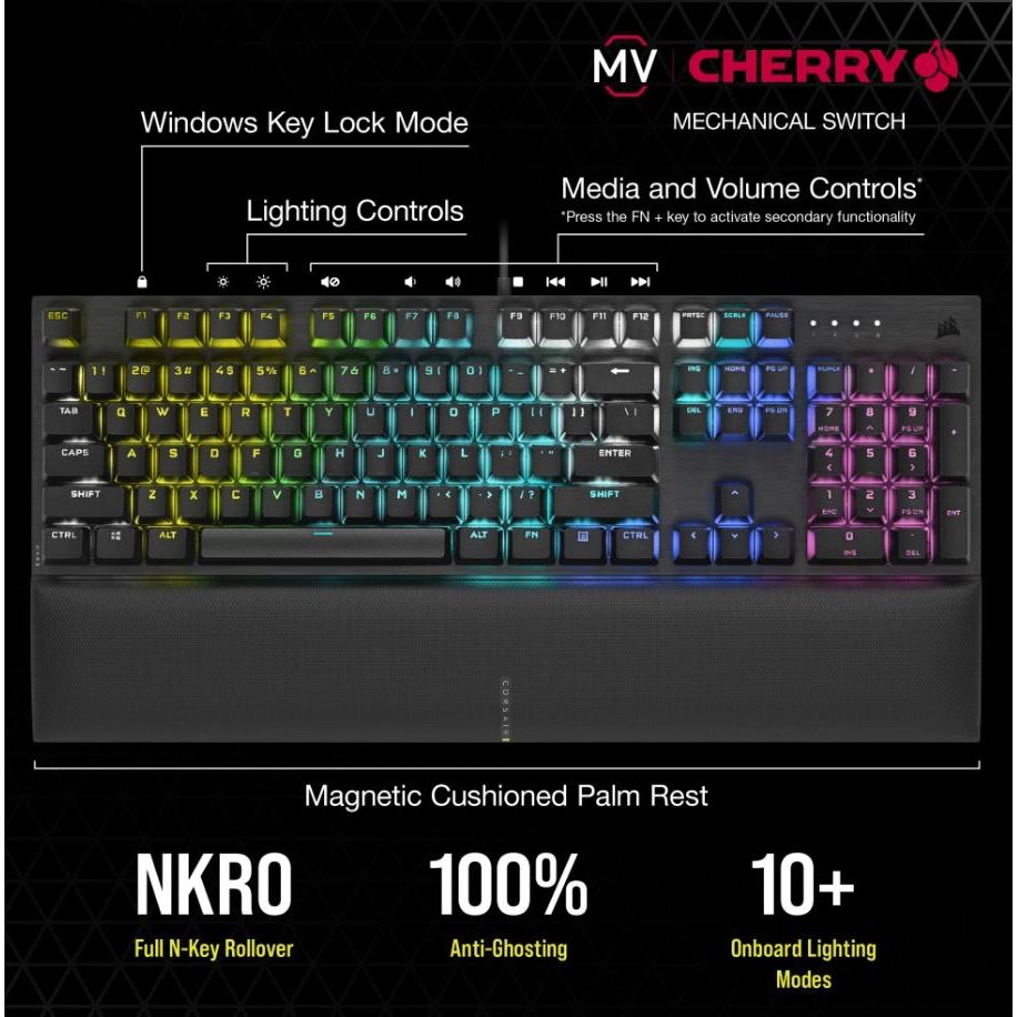 Corsair K60 RGB Pro SE Mechanical Gaming Keyboard