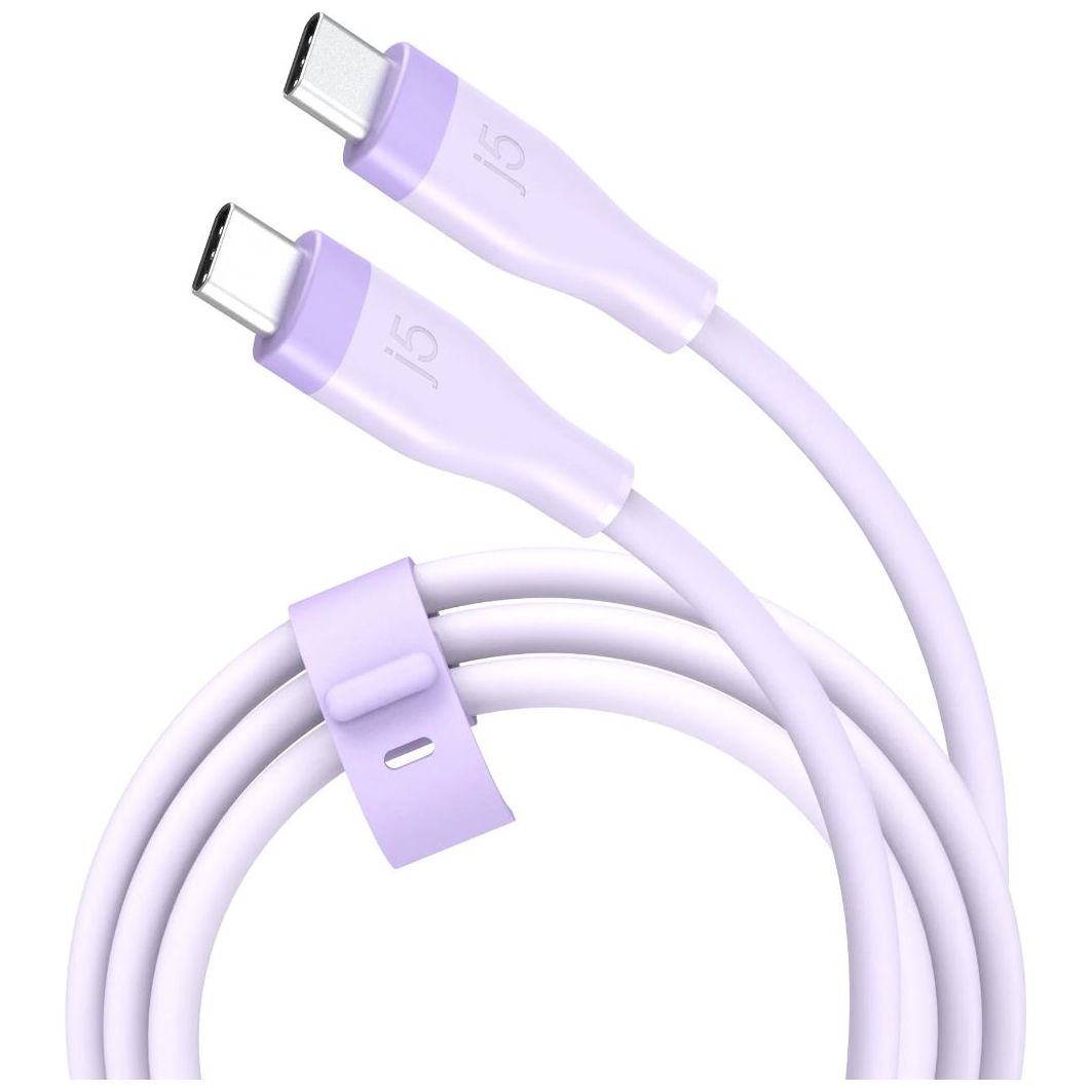 J5Create JUCX17 USB-C 60W Liquid Silicone Fast Charging Cable 1m