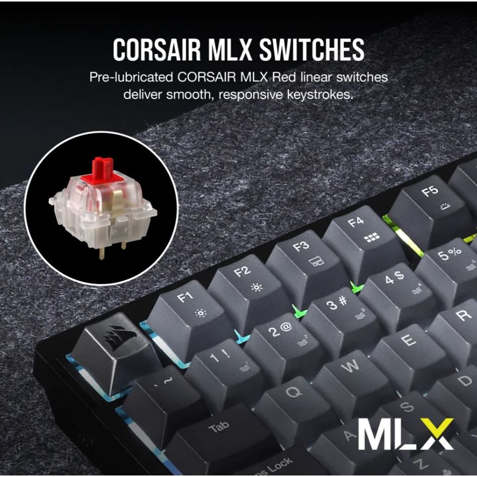 Corsair K65 Plus Wireless 75% RGB Mechanical Gaming Keyboard
