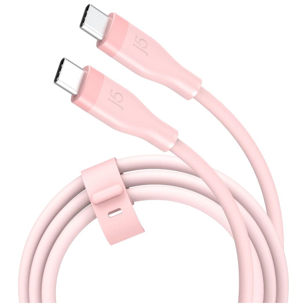 J5Create JUCX17 USB-C 60W Liquid Silicone Fast Charging Cable 1m