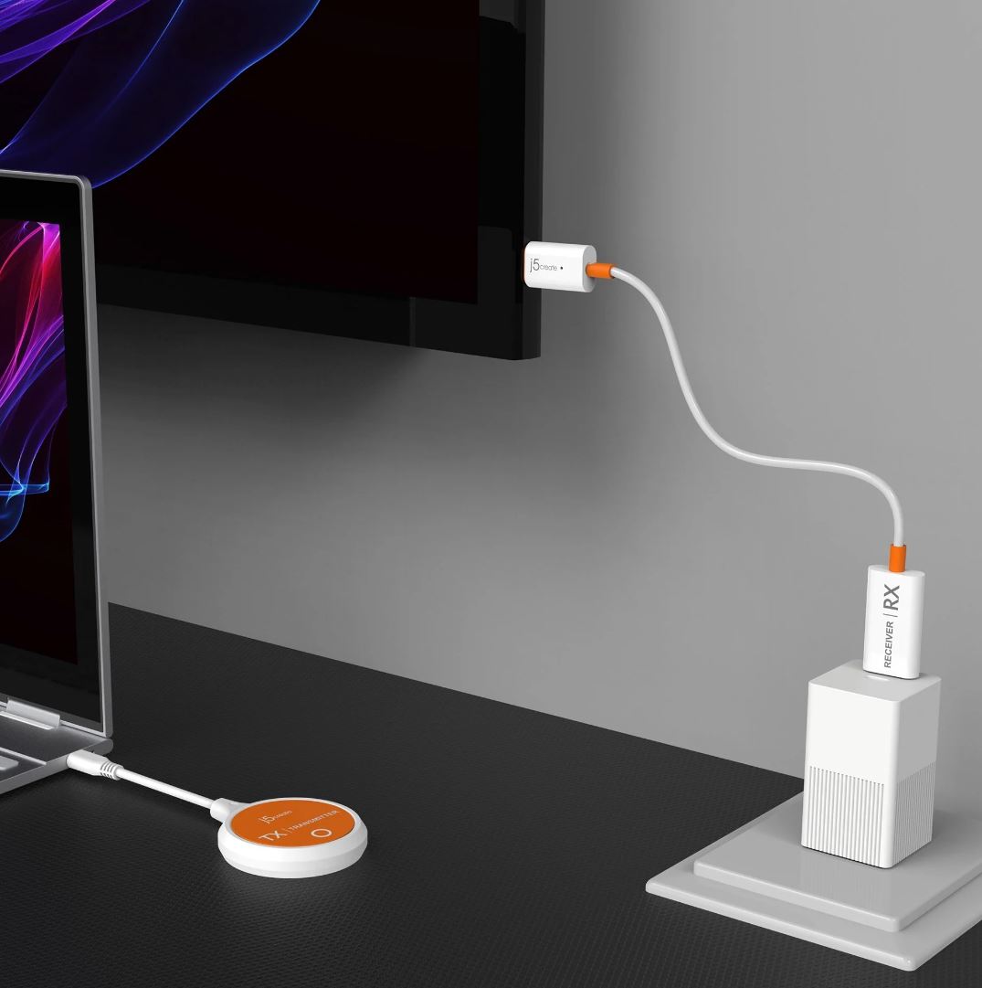 J5Create JVAW62 ScreenCast USB-C Wireless Display HDMI Extender