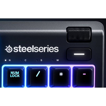 SteelSeries Apex 3 Water Resistant Whisper Quiet Gaming Keyboard