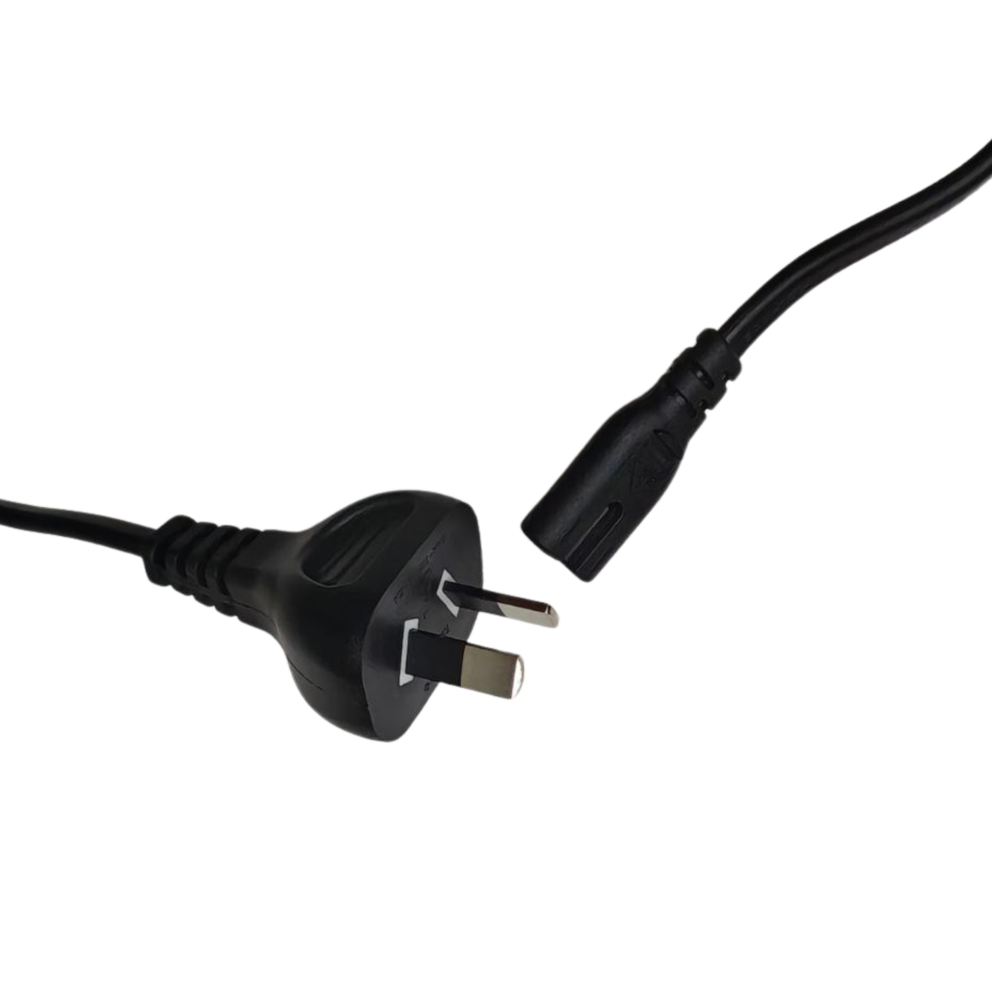 Power Cable Angled 2 Prong China to Figure 8 50cm