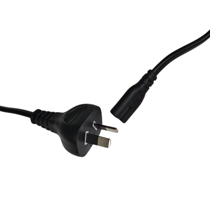 Power Cable Angled 2 Prong China to Figure 8 50cm