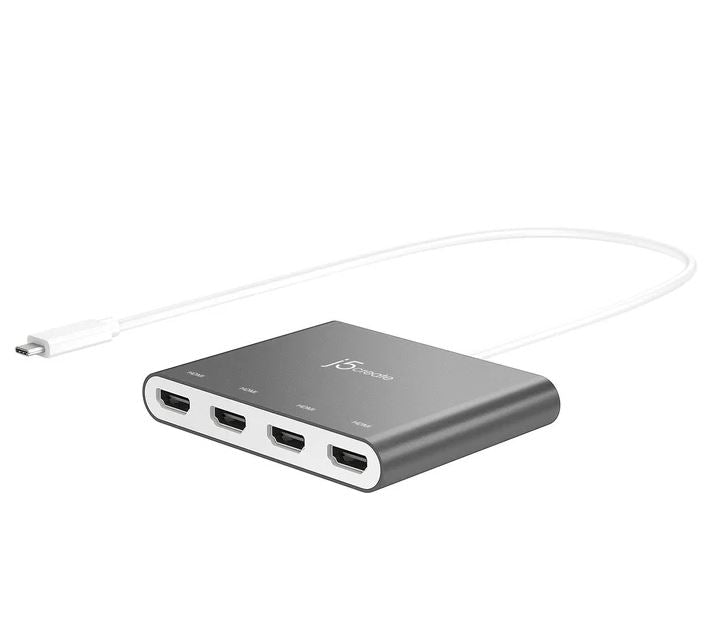 J5Create JCA366 USB-C to 4-Port HDMI Multi-Monitor Adapter