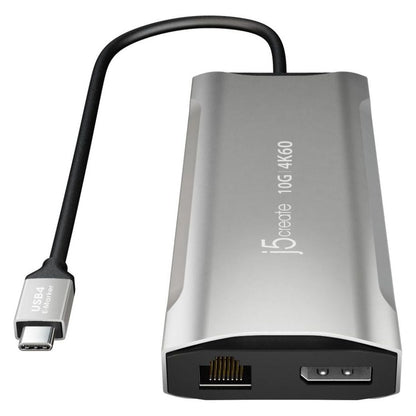 J5Create JCD397 4K60 Elite USB-C to Triple Monitor 10Gbps Mini Dock