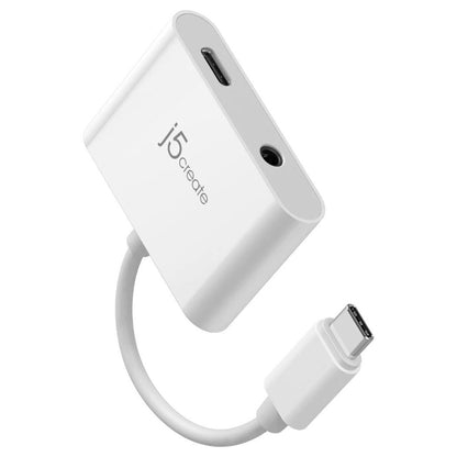 J5Create JCA122 USB-C to 3.5mm Audio Adapter with Power Delivery