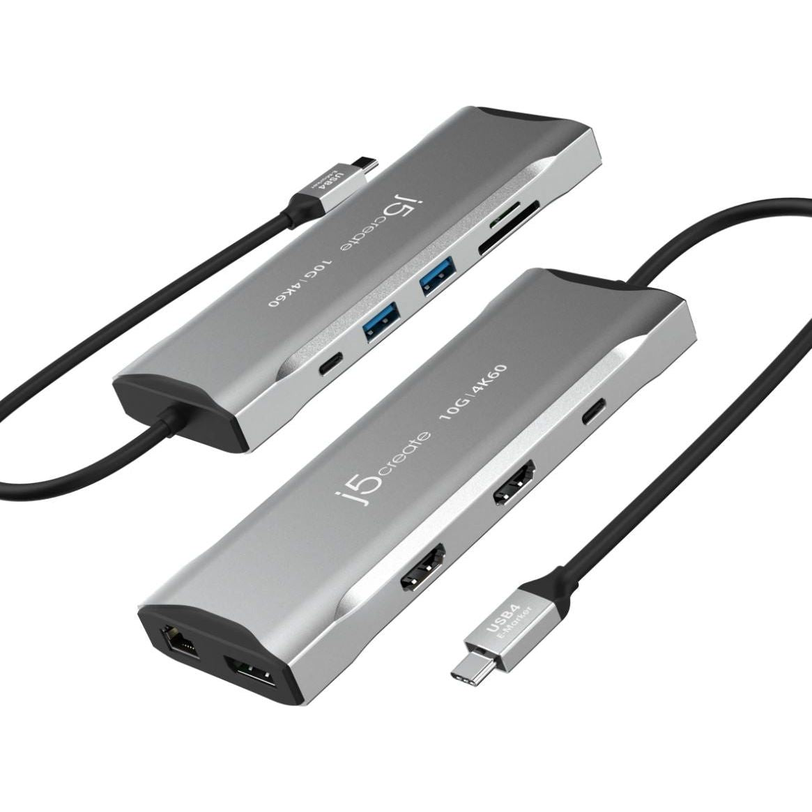 J5Create JCD397 4K60 Elite USB-C to Triple Monitor 10Gbps Mini Dock