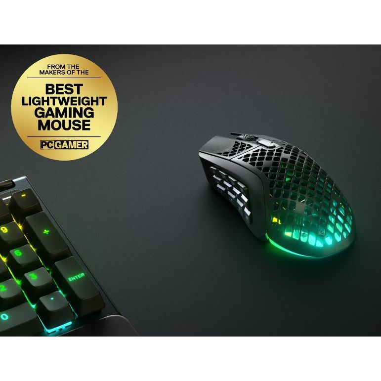 SteelSeries Aerox 9 Wireless Lightweight MMO/MOBA Gaming Mouse