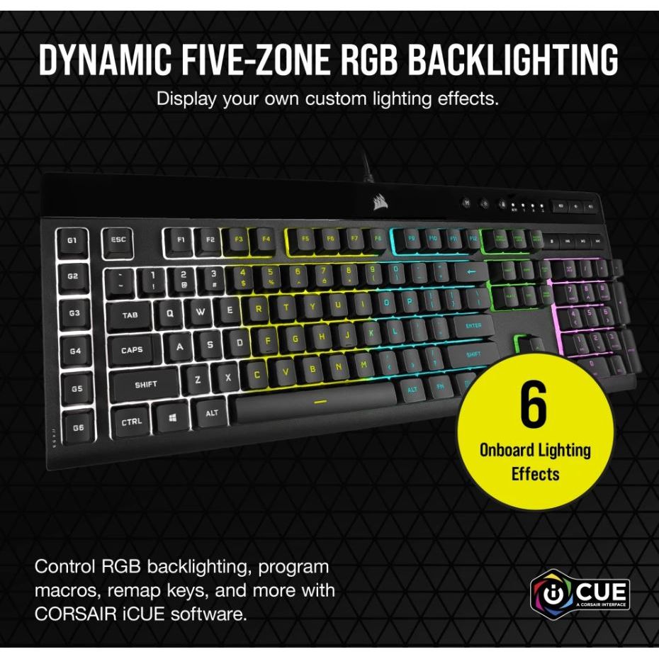 Corsair K55 RGB Pro Lite Gaming Keyboard