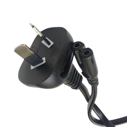 Power Cable Angled 2 Prong China to Figure 8 50cm